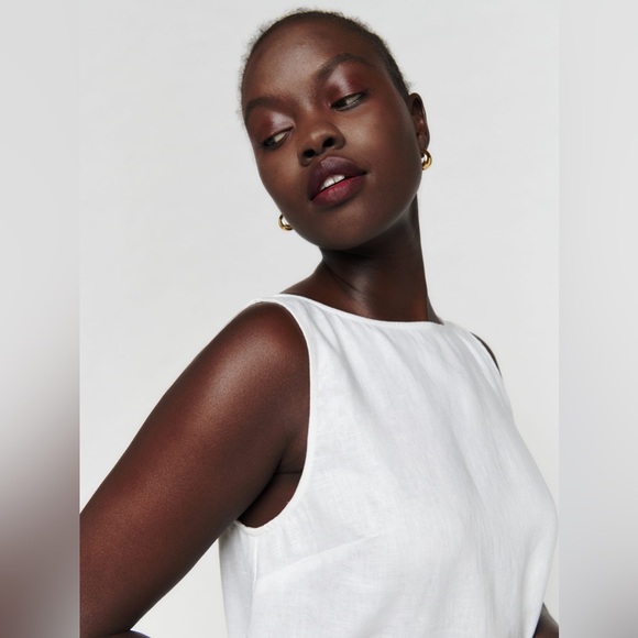 NWT Reformation Marcie Linen Dress - Picture 5 of 5